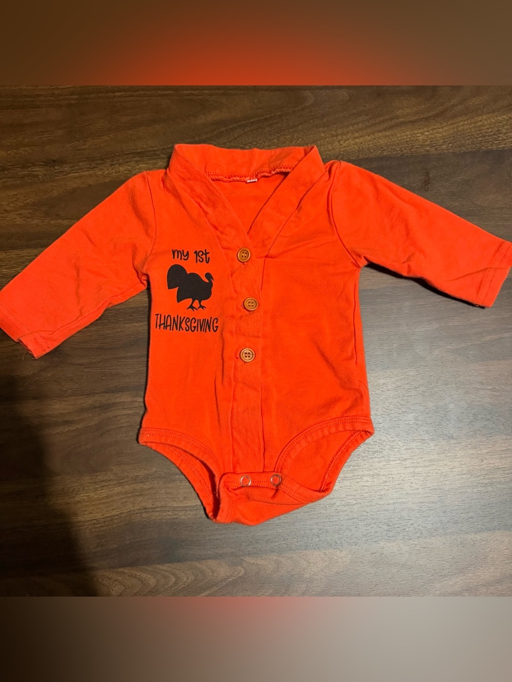 Baby my first Thanksgiving onesie